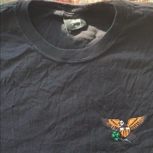 Black Stüssy Graphic Tee